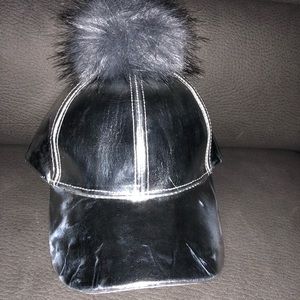 Silver puff Hat